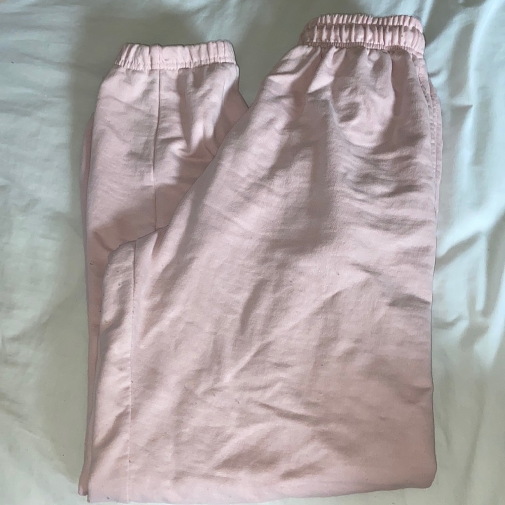 Pink sweatpants